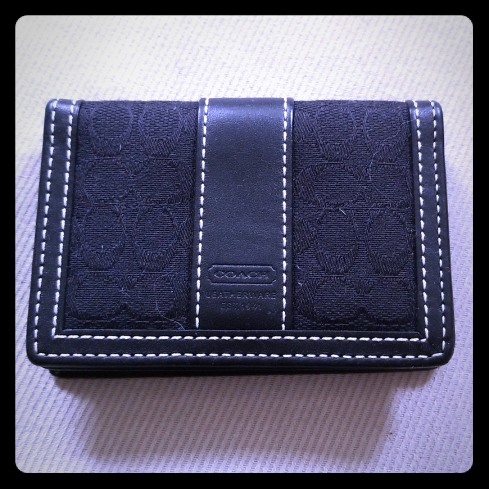 Coach card case